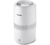 Philips 2000. sērijas gaisa mitrinātājs, higiēnisks mitrinātājs ar 99,97 % mazāk baktēriju. 2 l ūdens tvertne, 190 ml/h, telpām līdz 31 m², īpaši kluss (32 dB), automātiskā izslēgšanās, balts (HU2510/10)