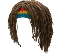 Kirmoo Funny Rasta parūka bārda cepures trikotāžas Jamaikas Rasta Beanie cepure ar dreadlocks Ziemassvētku Halloween vīriešiem sievietēm