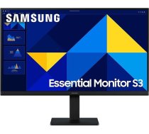 Samsung 27 collu Essential S3 S30GD, Full HD 1080p (1920 x 1080), datora monitors, ekrāns, 100 Hz, IPS panelis, spēļu režīms, izslēgšanas taimeris Plus, acu taupīšanas režīms, bez mirgošanas, LS27D304GAUXEN
