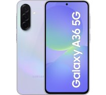 Samsung Galaxy A36 5G AI viedtālrunis bez līguma, Simlock Free AI mobilais tālrunis ar Android, 6GB RAM, 128GB atmiņa, 50MP kamera, brīnišķīga lavandas krāsā, 2,5 gadu ražotāja garantija [Ekskluzīvi par