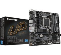 GIGABYTE B760M DS3H DDR4 pamatplate - atbalsta Intel Core 14. paaudzes procesorus, 6+2+1 fāzes digitālais VRM, līdz 5333 MHz DDR4 (OC), 2xPCIe 4.0 M.2, 2.5GbE LAN, USB 3.2 Gen2