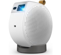 BenQ GV50 1080p lāzera portatīvais griestu projektors ar statīva pamatni, rotējoša leņķa projekcija, 500 ANSI lūmeni, 18 W bass Bluetooth skaļrunis, Google TV ar Netflix, Chromecast un AirPlay, automātiskā fokusēšana
