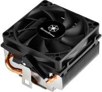 SilverStone Technology SST-KR01 Kryton CPU dzesētājs, zema profila, plāns 80 mm PWM ventilators, 54 mm augstums, AMD Socket AM2/AM3/AM4/FM1/FM2