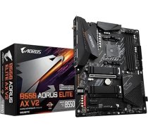 Aorus Elite Gigabyte B550 Board AX V2 AMD Ryzen 5000/B550/ATX/True 12+2 Phases Digital VRM/PCIe4.0/DDR4/USB3.2 Gen 1/Realtek ALC1200/Intel WiFi 6/2xM.2 Thermal Guard/2.5 GbE LAN/HDMI/DP