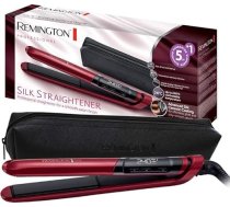 Remington matu taisnotājs Silk S9600, keramiskais pārklājums ar zīda proteīniem, sarkans