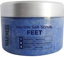 Waxness jūras sāls skrubis pēdām - mitrinošs un barojošs līdzeklis pēdām - 3 in jūras jūras sāls skrubis pēdām 250 g