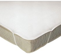 Erwin Müller Kalmuck-Molton matrača pārvalks, piemērots līdz 20 cm augstumam, uzsūcošs, izturīgs, ar elastīgām lentēm, izturīgs pret vārīšanos un žāvēšanu veļas žāvētavā, izmērs 180 x 200 cm