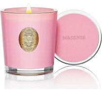 M&SENSE Aromatizētas sveces stiklā Peony Blush, 290 g aromātiskās sveces, dabīgās sojas sveces, krāsainas sveces dāvanas sievietēm un vīriešiem, aromterapijas sveces relaksācijai, 10,2 oz, 55 stundas degšanas laiks