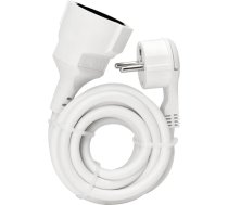 Kopp pagarinātājs ar aizsargājošu kontaktdakšu, 3 m, IP20, 250 V (16 A), strāvas kabeļa pagarinātājs ar paaugstinātu kontaktu aizsardzību, iekštelpām, arktiski balts, 143602080