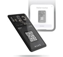 Rolling Square AirCard Bluetooth izsekošanas ierīce nepareizi pazaudētiem priekšmetiem, vizītkarte ar NFC un QR kodu, saderīga ar lietotni Find My ar skaņas signālu, ļoti plāna 2,2 mm, akumulatora darbības laiks 2,5 gadi