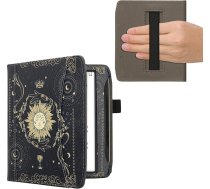 kwmobile Flip Case saderīgs ar Pocketbook Era/Era Colour - Priekšējais nodalījums Rokas siksniņa - Taro kartes Tumši zils dzeltens melns