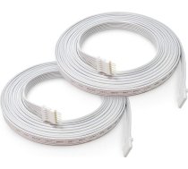 Light Solutions 3 m pagarinājuma kabelis Philips Hue Lightstrip V4 un Solo Lightstrip apgaismojumam - LED lentes LED apgaismojums - pagarinājuma pagarinājuma kabelis - balts (2 gabali)