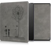 kwmobile Korpuss saderīgs ar Amazon Kindle Oasis 10th Generation - mākslīgās ādas e-lasītājs - Dandelion Love Grey