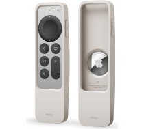 elago R5 Locator Case saderīgs ar Apple TV 4K Siri tālvadības pulti 3. paaudzes (2022) un 2. paaudzes (2021) un saderīgs ar Apple AirTag (Taupe)