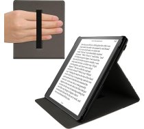 kwmobile Korpuss, kas saderīgs ar Amazon Kindle Scribe (2022/2024) Korpuss - Korpuss ar skropstām un stenderiem - Galaxie Baum Wiese Blau Grau Schwarz