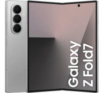Samsung Galaxy Z Fold7 AI viedtālrunis ar Galaxy AI, AI tālrunis ar Android, salokāms dizains, liels ekrāns daudzuzdevumu veikšanai, 200 MP kamera, 256 GB, 12 GB RAM, sudraba krāsā, 3 gadu ražotāja garantija