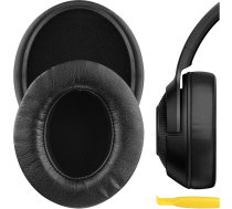 Geekria QuickFit rezerves proteīna ādas ausu spilventiņi Razer Kraken X, Kraken X Ultralight, Kraken X Lite austiņu austiņu ausu spilventiņu remonta detaļas (melns)