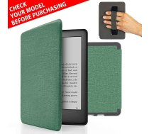 MyGadget futrālis Amazon Kindle Paperwhite 10. paaudzes (2019. gada modelis - J9G29R - 6 collas) ar siksniņu un automātiskās miega/modināšanas funkciju - flipa futrālis tirkīza krāsā