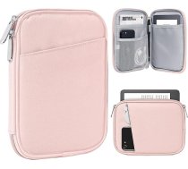 TiMOVO 6-7 collu planšetdatora futrālis jaunajiem Kindle Paperwhite un Kindle Colorsoft Signature Edition, aizsargvāciņš ar kabatu Kindle e-lasītājam/Kindle Oasis - rozā krāsā