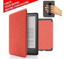 MyGadget futrālis Amazon Kindle Paperwhite 10. paaudzes (2019. gada modelis - J9G29R - 6 collas) ar siksniņu un automātiskās miega/modināšanas funkciju - flip case rozā krāsā