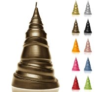 Candellana Ziemassvētku eglīte ģeometriskā svece - Ziemassvētku dekorēšana - Ziemassvētku priekšmeti - Dekoratīvās sveces - Ziemassvētku sveces - Ziemassvētku dāvana - Roku darbs dāvanas