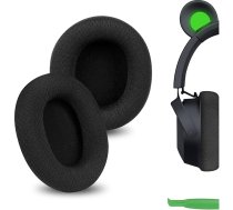 Geekria Rezerves tīkliņa ausu spilventiņi austiņām Razer Kraken V4/V4X/V4Pro/Kitty V2 Pro, Barracuda/Barracuda X (melni)