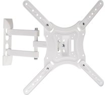 Piemērots lieljaudas TV kronšteins 23", 24", 28", 32", 40", 42", 43", 48", 50" un 55" LED un LCD televizoriem - balts