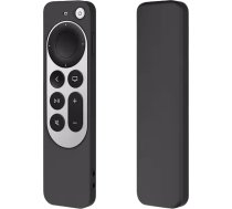 Apple TV Siri tālvadības pults - Silikona tālvadības pults Apple TV 4K / HD Siri tālvadības pults (2./3. paaudzes) - Melna