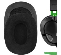 Geekria rezerves austiņu spilventiņš, piemērots Turtle Beach Ear Force Recon 50, 50P, 60P, 150, Camo, Call of Duty Advanced Warfare spēļu austiņu austiņu spilventiņiem/austiņu spilventiņu remonta rezerves daļām (melns-matēts)