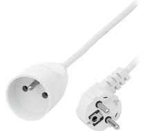 9817# Tīkla pagarinātājs ps-171 1-ligzda ar zemējumu 5m balts 3x1mm