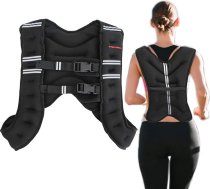 TrainHard 5 kg / 8 kg / 10 kg svara veste, X-Style skriešanas veste, treniņu veste spēka treniņiem, skriešanai, fitnesam, krosa treniņiem (8 kg)