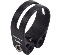 ZHAOQIN velosipēda sēdekļa skava 14 g oglekļa velosipēda sēdekļa skavas Ūdensizturīgs 3K un oglekļa šķiedras velosipēda sēdekļa statņu klipsas 31,8 mm 34,9 mm Super viegla sēdekļa skava (3K Mat-34,9 mm)
