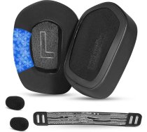Dzesēšanas želejas ausu spilventiņi austiņu nomaiņai, kas saderīgi ar Logitech G733 G535 G335 bezvadu spēļu austiņām G733 G733 rezerves austiņu spilventiņi (G733 IS Black)