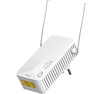 Strong PowerL adapteris WLAN 500, saderīgs ar optisko šķiedru un ADSL, joslas platums līdz 300 Mb/s WAN un 500 Mb/s LAN, 2 Ethernet pieslēgvietas, piekļuves punkti, Hot Spot Wi-Fi, balts