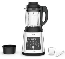 Tefal PerfectMix Cook BL83SD30 ātrgaitas mikseris ar gatavošanas funkciju, 1400 W motors, 10 automātiskās programmas, karsti un auksti ēdieni, noņemami asmeņi, iekļauts tvaicēšanas grozs, sudraba/melns
