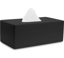 Yew Design Matte Black Tissue Box Cover Taisnstūris Vannas istaba Virtuve Virtuve Guļamistaba Birojs Viesnīca Restorāns Restorāns Countertop Naktsgalds Auto galds