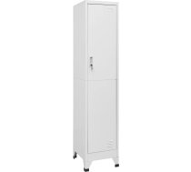 WDGJJJFECNMUEHI Tērauda skapītis 38x45x180 cm ar slēdzamām durvīm sporta zālei, skolai, birojam, rūpnieciskai uzglabāšanai, skapis ar drēbju pakaramo un vārda birkas rāmi