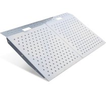 VNN nobrauciena pļaujmašīnas nojumes rampa 2 Pack 29" x 24" rampa nojumei, 1500lb ietilpības rampa zāles pļāvējiem, ATV, motocikliem, pretslīdes rampas ar perforētu plāksnes virsmu, ideāli piemērota