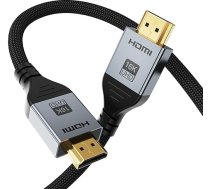 Angusplay 16K HDMI 2.2 kabelis 2 m, 96 Gbit/s ātrgaitas HDMI kabelis, 16K 60Hz 8K 60Hz 4K 240Hz 144Hz 120Hz HDMI 2.1 kabelis, saderīgs ar HDMI 2.1/2.0/1.4, HDCP 2.2/2.3, PS5/4, Fire TV, portatīvajam datoram, datoram