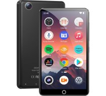 80 GB MP3 atskaņotājs ar Bluetooth un WiFi, 4,02 collu skārienjūtīgais ekrāns MP3 MP4 atskaņotājs ar kameru, Android MP3 atskaņotājs ar Spotify, Audible, Amazon Music, Deezer, HiFi mūzikas atskaņotājs ar skaļruni, FM radio
