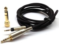 ABLET rezerves audio uzlabošanas kabelis saderīgs ar Sennheiser HD598, HD560s, HD518, HD598Cs, HD598SR, HD599, HD569, HD579, HD579
