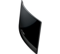 Meliconi Pastiprināta antena ar 55 R1 USB, iekštelpu antena ar regulējamu pastiprinātāju, TV signāla pastiprinātājs, saderīga ar DVB-T2 HEVC, 4G/5G filtrs, diapazons 30 km, USB 5V barošanas avots, melna