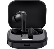 Xiaomi Redmi Buds 5, Bluetooth 5.3 In-Ear austiņas, 46 dB aktīva trokšņu slāpēšana, līdz 40 stundām akumulatora, dinamiskais draiveris, 5ATM ūdensizturīgas, melnas krāsas