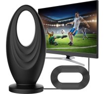 Digitale TV-Antenne für den Innenbereich, HD, kompatibel mit Smart-TVs und älteren Fernsehern (vislabāk funkcionē, ja sie in der Nähe des Fensters platziert wird)