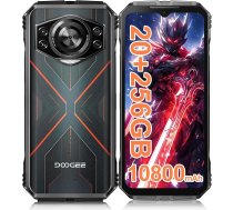 DOOGEE S Cyber Android 14 Āra mobilais tālrunis 10800 mAh, 20 GB (8 + 12) + 256 GB Āra viedtālrunis bez līguma 6,6 collu FHD+ Octa-Core 50MP + 16MP Ūdensizturīgs būvlaukuma mobilais tālrunis 4G