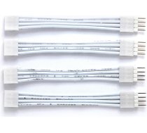 Litcessory Litcessory Litcessory elastīgs stūra savienotājs/pagarinātājs Philips Hue Gradient Lightstrip (50 mm, 4 gab., Balts)