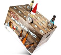 Brauerei Zwönitz Alus Adventes kalendārs 2023 / Adventes kalendārs pieaugušajiem ar 24 alus darītavām Saksijas privātās alus darītavas / Alus Ziemassvētku kalendārs 2023 / Adventes kalendārs vīriešiem