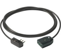 VIMAR 0p32389 Pagarinātājs un 3 G1 - PLUG, plakans, 5 M, melns