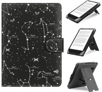 HoYiXi Universal Case for 6.8 Inches, 7 Inch Kindle ebook readers, Compatible Paperwhite 2024-2019/Kobo Clara HD/Kobo Clara 2E Leather Stand Protective Case for 6-6.8 Inch Pocketbook/Tolino/Sony