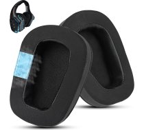 Wzsipod dzesēšanas gela rezerves auss spilventiņi Logitech G933 spēļu austiņām, kas piemērotas arī G935 G930 G635 G633 G633 G633S G533 G430 G431 G432 G433 austiņām, ausu spilventiņi austiņām G332 G230 G231 G233 austiņām ar austiņām